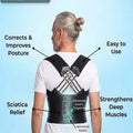 Posture Corrector Back Brace with Lumbar Support | Ramveo